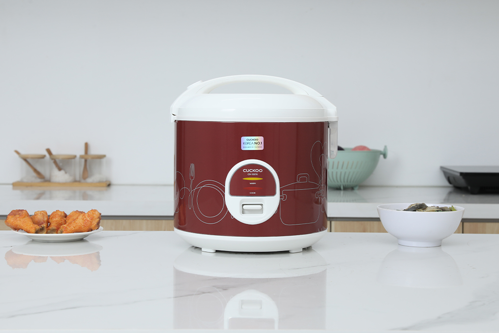 Nồi cơm nắp gài Cuckoo 1.8 lít CR-1001V/RDWHCRVNCV Nồi cơm nắp gài Cuckoo 1.8 lít CR-1001V/RDWHCRVNCV