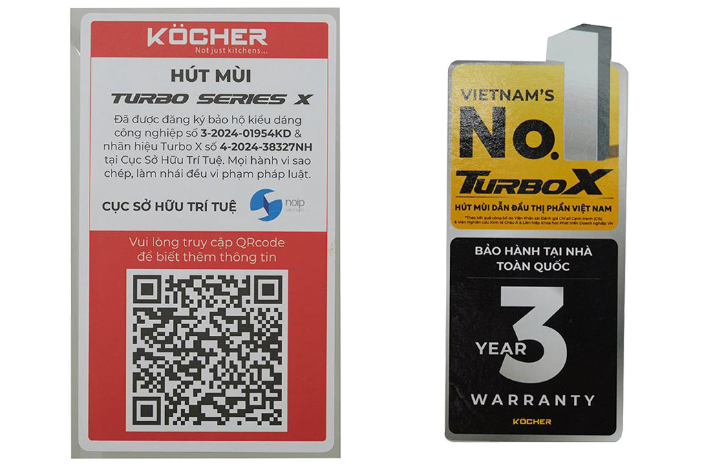 Máy hút mùi âm tủ Kocher TURBO X-350D Máy hút mùi âm tủ Kocher TURBO X-350D