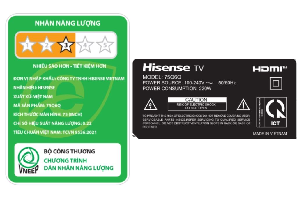 Smart Tivi QLED Hisense 4K 75 inch 75Q6Q Smart Tivi QLED Hisense 4K 75 inch 75Q6Q