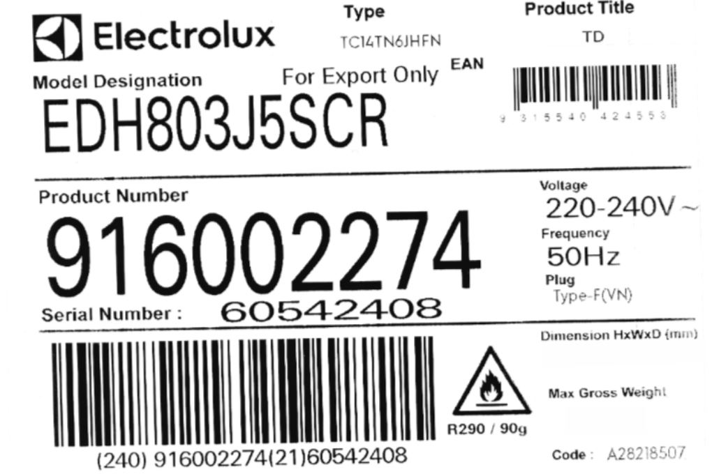 Máy sấy bơm nhiệt Electrolux 8 kg EDH803J5SCR Máy sấy bơm nhiệt Electrolux 8 kg EDH803J5SCR