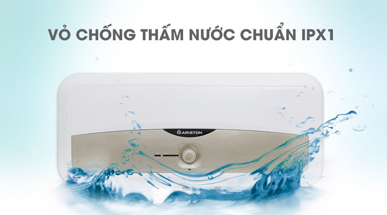chống thấm nước chuẩn IPX1 - Bình nóng lạnh Ariston SL 30 ST 2.5 FE - MT 30 lít chống thấm nước chuẩn IPX1 - Bình nóng lạnh Ariston SL 30 ST 2.5 FE - MT 30 lít