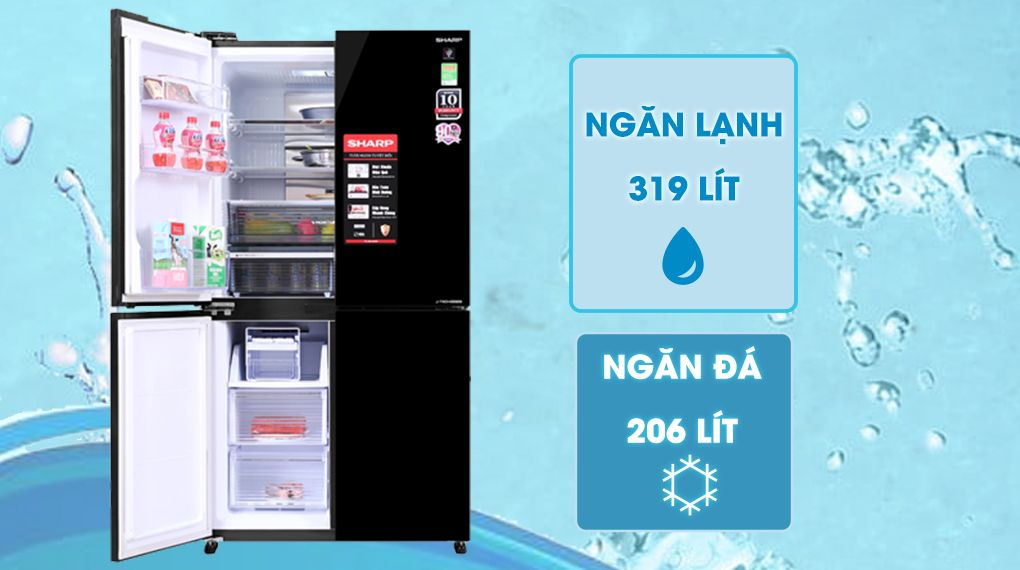 Tủ lạnh Sharp Inverter 525 lít SJ-FXP600VG-BK Tủ lạnh Sharp Inverter 525 lít SJ-FXP600VG-BK