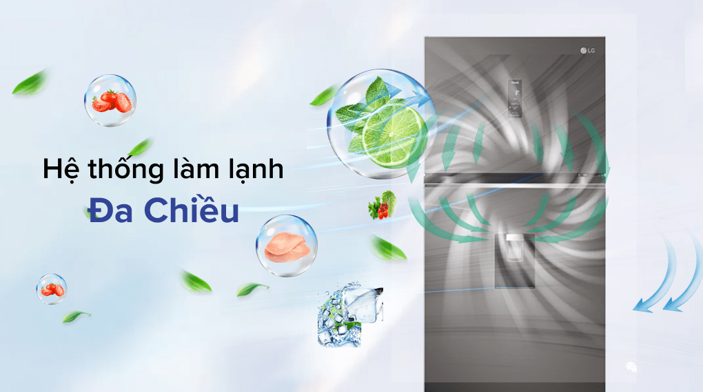 Tủ lạnh LG Inverter 374 lít GN-D372BLA