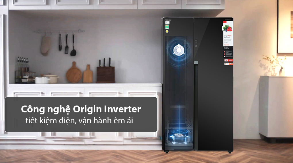 Tủ lạnh Toshiba Inverter 596 lít GR-RS780WI-PGV(22)-XK