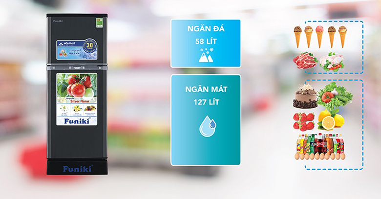 Tủ lạnh Funiki 185 lít FR-186ISU