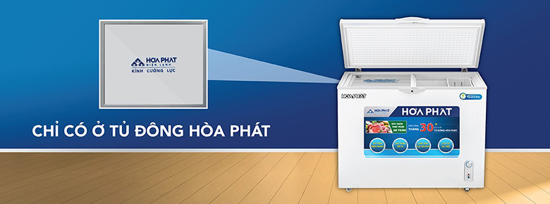 Tủ đông Hòa Phát Inverter 252 lít HCFI 516S1Đ1