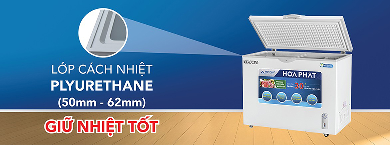 Tủ đông Hòa Phát Inverter 252 lít HCFI 516S1Đ1