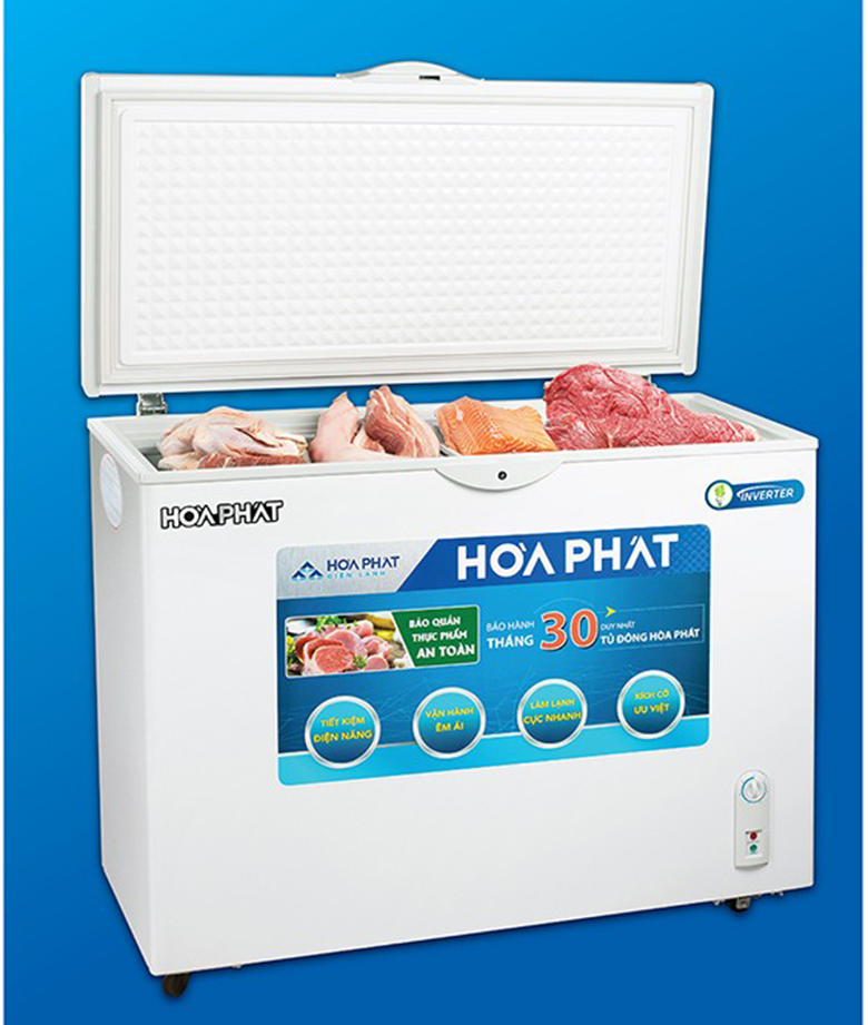 Tủ đông Hòa Phát Inverter 252 lít HCFI 516S1Đ1