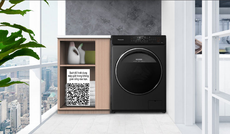 Máy giặt Panasonic Inverter 9kg NA-V90FR1BVT