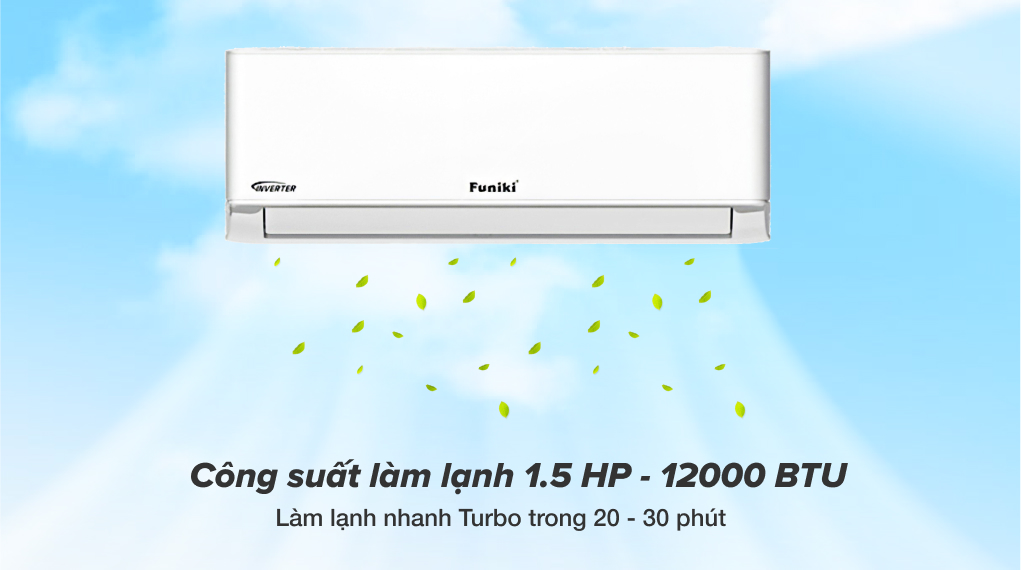 Máy lạnh Funiki Inverter 1.5 HP HSIC12TMU
