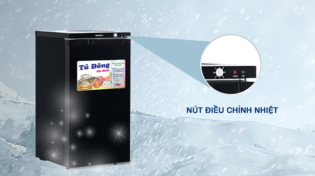 Tủ đông Sanaky Inverter 118 lít VH-160K3
