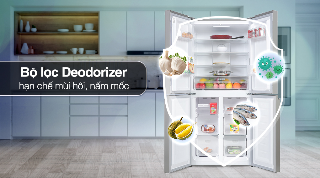 Tủ lạnh Sharp Inverter 404 lít SJ-FX420VG-BK