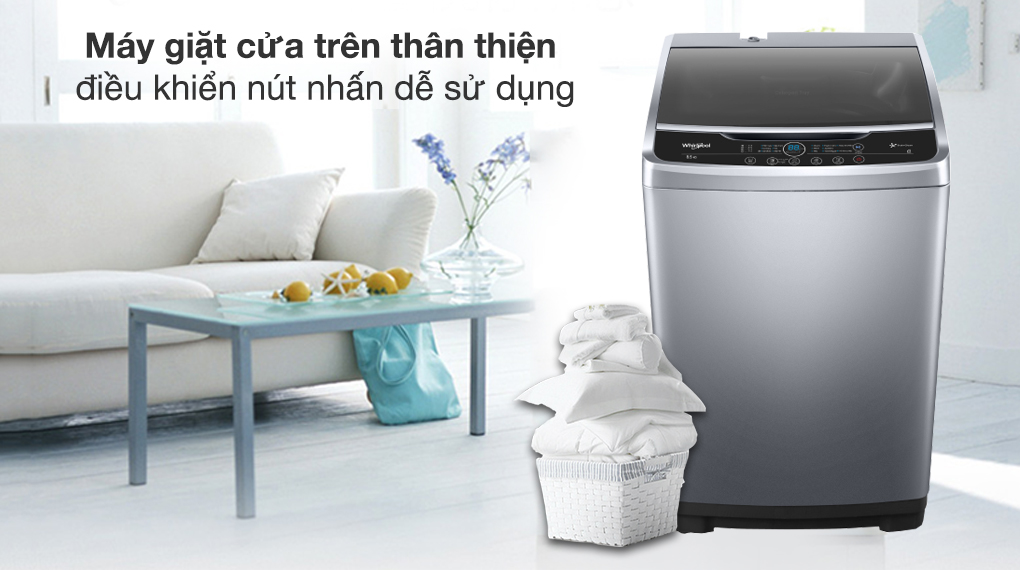 Máy giặt Whirlpool 8.5 kg VWVC8502FS