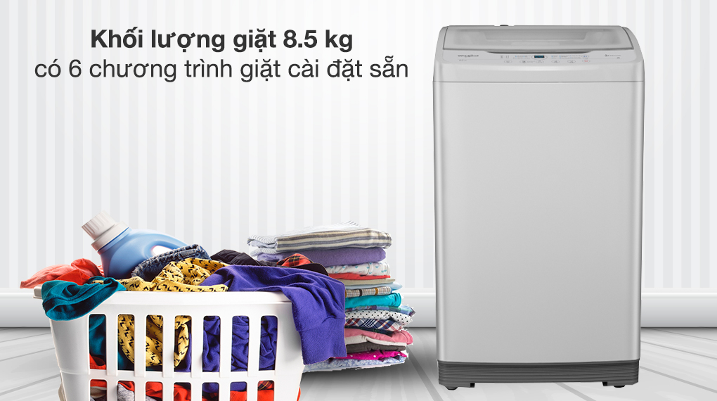 Máy giặt Whirlpool 8.5 kg VWVC8502FW