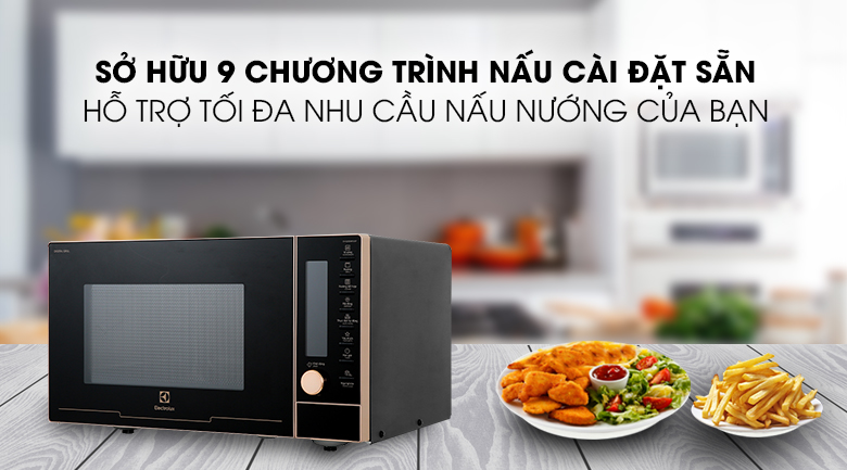 Lò vi sóng có nướng Electrolux EMG25D89GGP 25 lít