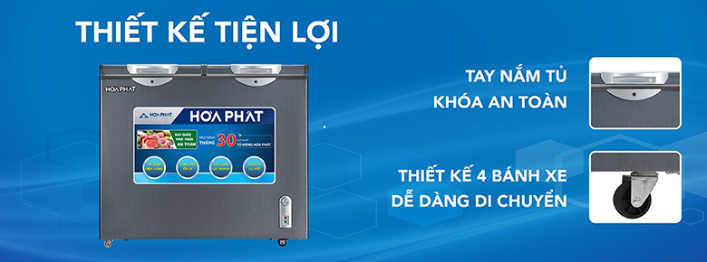 Tủ đông Hòa Phát 205 lít HCF 506Đ2SH