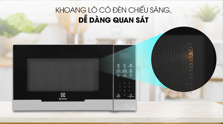 Lò vi sóng có nướng Electrolux EMG23DI9EBP 23 lít