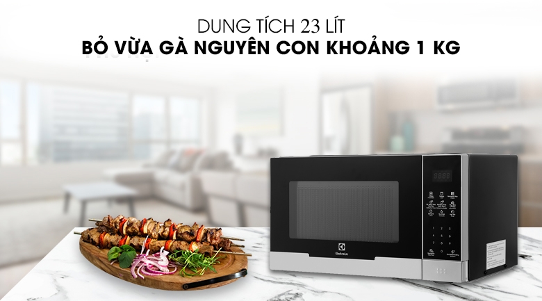 Lò vi sóng có nướng Electrolux EMG23DI9EBP 23 lít
