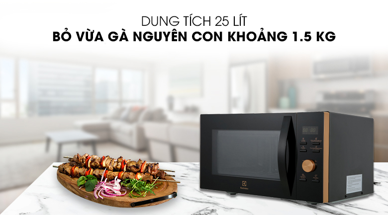 Lò vi sóng có nướng Electrolux EMC25D59EB 25 lít