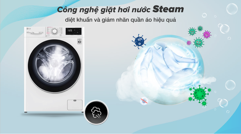 Máy giặt LG Inverter 11 kg FV1411S5W Máy giặt LG Inverter 11 kg FV1411S5W
