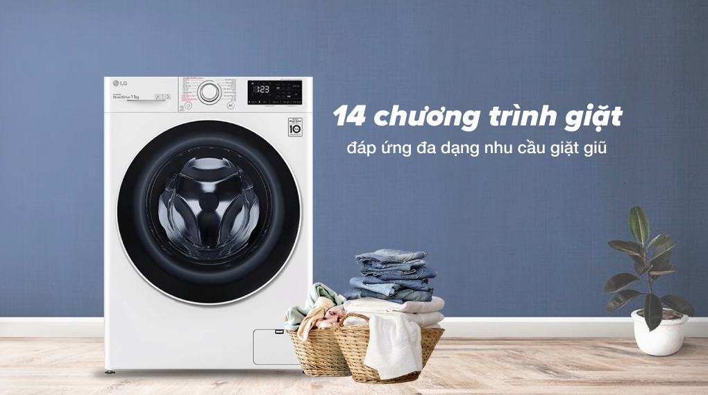 Máy giặt LG Inverter 11 kg FV1411S5W Máy giặt LG Inverter 11 kg FV1411S5W