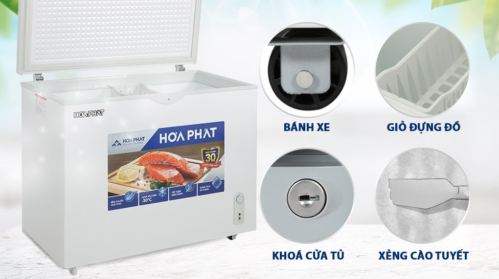 Tủ đông Hòa Phát 252 lít HPF AD6252