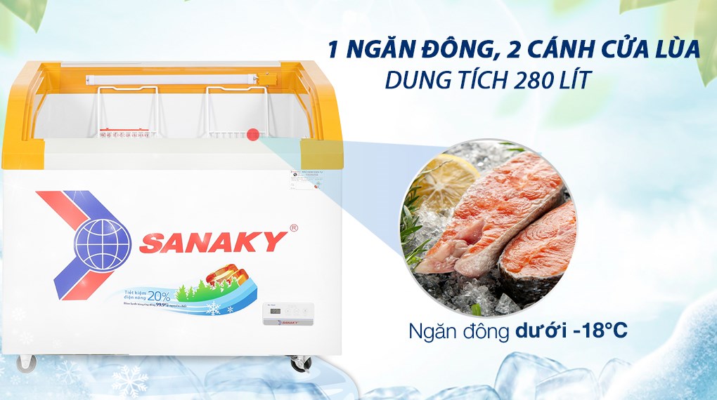 Tủ Đông Sanaky 280 lít VH-3899KB