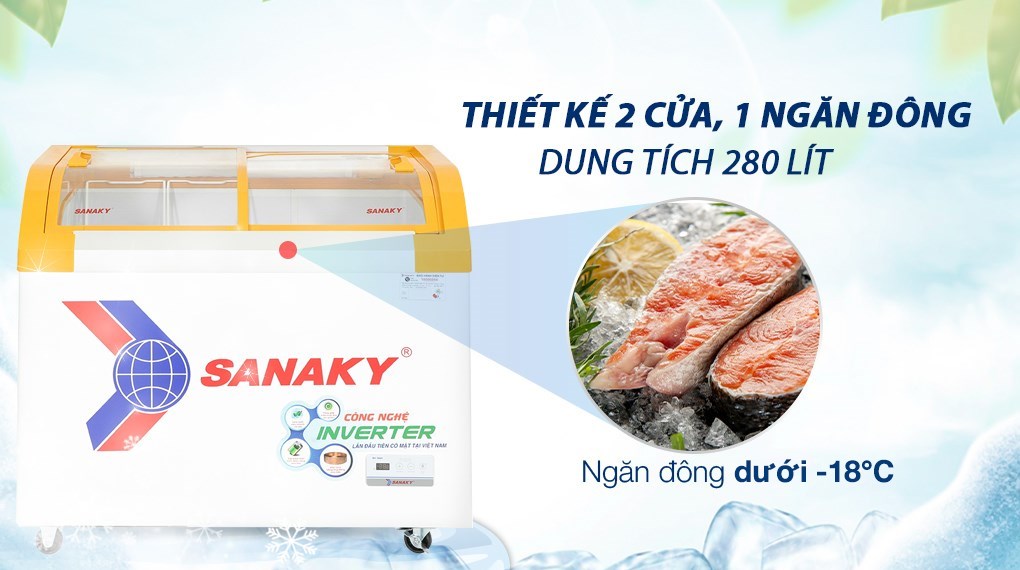 Tủ Đông Sanaky Inverter 280 lít VH-3899K3B