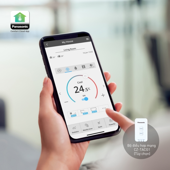 Điều hòa Panasonic Inverter 1HP CU/CS-U9ZKH-8