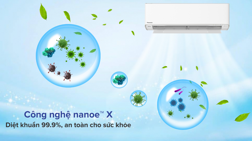 Máy điều hòa 2 chiều Panasonic Inverter 11900 BTU CU/CS-XZ12ZKH-8 Máy điều hòa 2 chiều Panasonic Inverter 11900 BTU CU/CS-XZ12ZKH-8