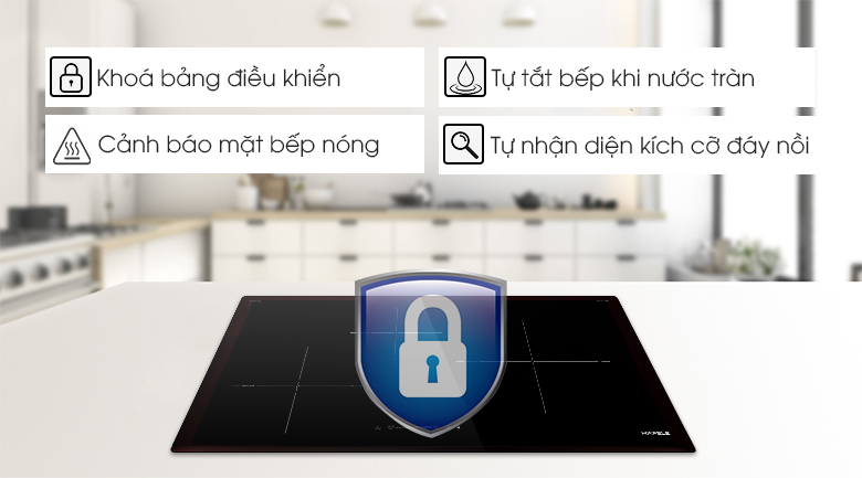 Bếp từ 3 vùng nấu lắp âm Hafele HC-I773D (536.01.905)