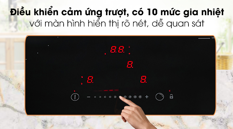 Bếp từ hồng ngoại 3 vùng nấu Hafele HC-M773D (536.61.705)
