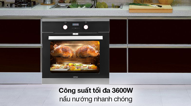 Lò nướng âm Hafele HO-KT60C (534.05.571) 65 lít