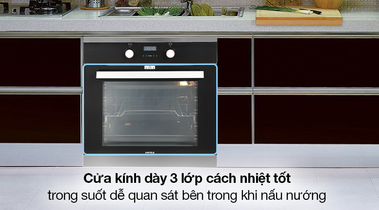 Lò nướng âm Hafele HO-KT60C (534.05.571) 65 lít