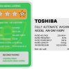 May Giat Toshiba Inverter 10 Kg Aw Dm1100pvkk