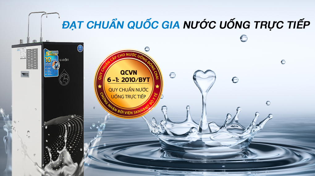 Máy lọc nước RO nóng nguội lạnh Karofi KAD-X60