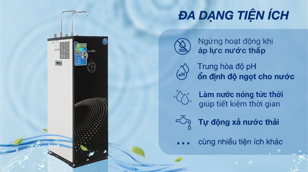 Máy lọc nước RO nóng nguội lạnh Karofi KAD-X60