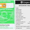 Tu Lanh Casper Inverter 462 Lit Rm 520vt