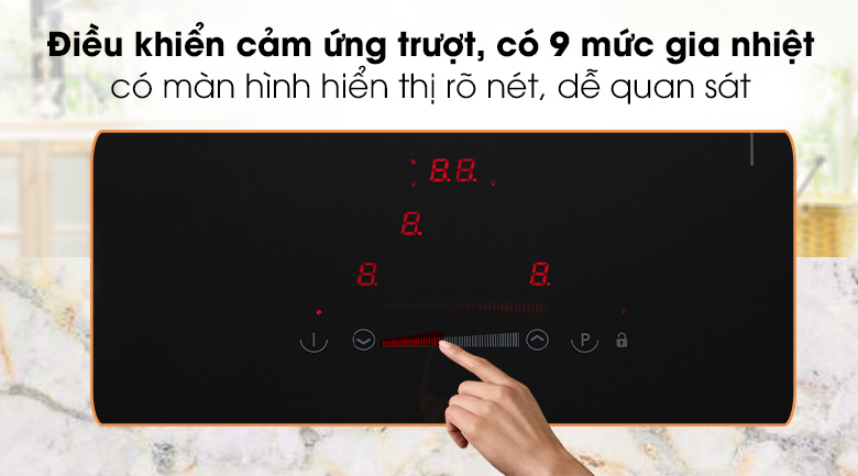 Bếp từ 3 vùng nấu lắp âm Hafele HC-I603D (536.61.631)