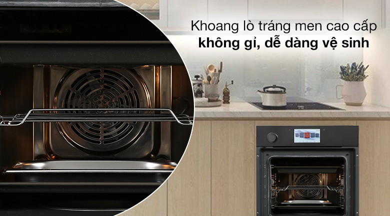 Lò nướng và hấp lắp âm Hafele HO-T60B (535.02.711) 65 lít