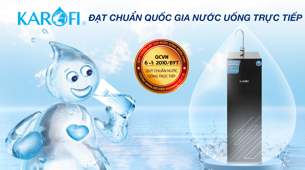 Máy lọc nước RO Karofi KAQ-X26 10 lõi