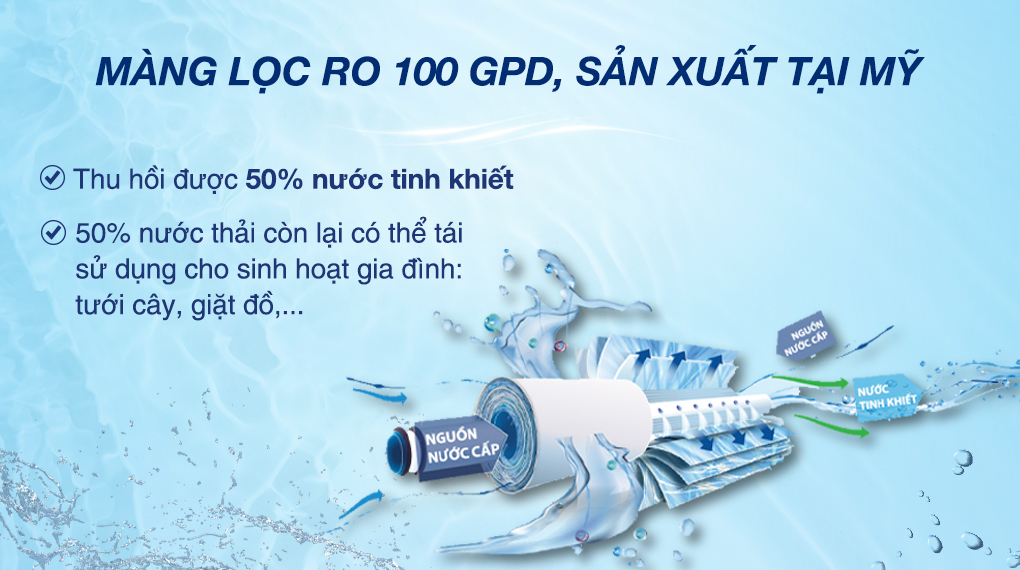 Máy lọc nước RO Karofi KAQ-X26 10 lõi