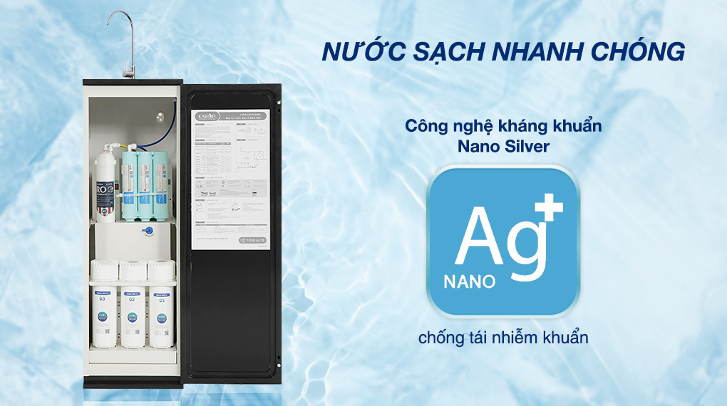 Máy lọc nước RO Karofi KAQ-X26 10 lõi
