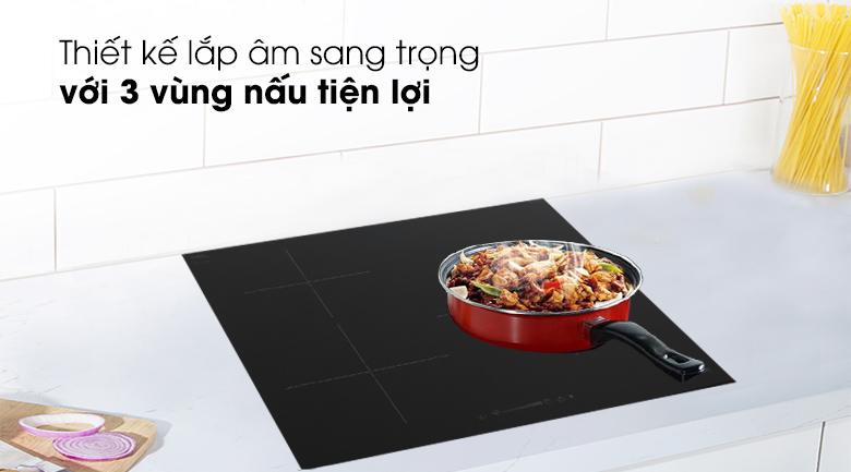 Bếp từ 3 vùng nấu lắp âm Hafele HC-I603D (536.61.631)