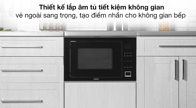 Lò vi sóng có nướng lắp âm Hafele HM-B38C (538.01.111) 32 lít