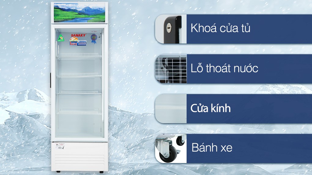 Tủ mát Sanaky 350 lít VH-3589K