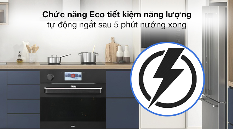 Lò nướng và hấp lắp âm Hafele HO-T60B (535.02.711) 65 lít