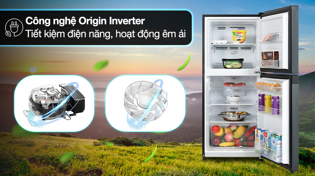 Tủ lạnh Toshiba Inverter 180 lít GR-RT234WE-PMV(52)