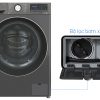 Máy giặt sấy LG Inverter giặt 11 kg - sấy 7 kg FV1411D4B