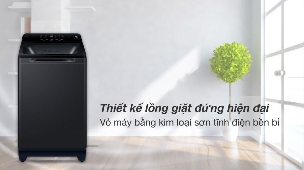 Máy giặt Aqua Inverter 10 kg AQW-DR100JT BK - Thiết kế